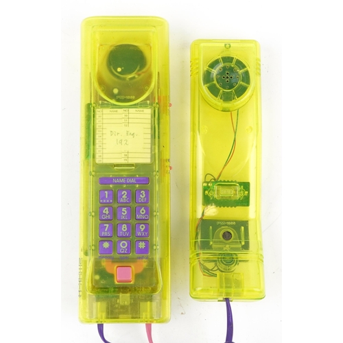 1980s Swatch Twin phone Deluxe model 9041. 24cm in length
