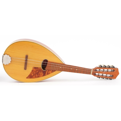 612 - Cremona, vintage mandolin with case, 63cm in length