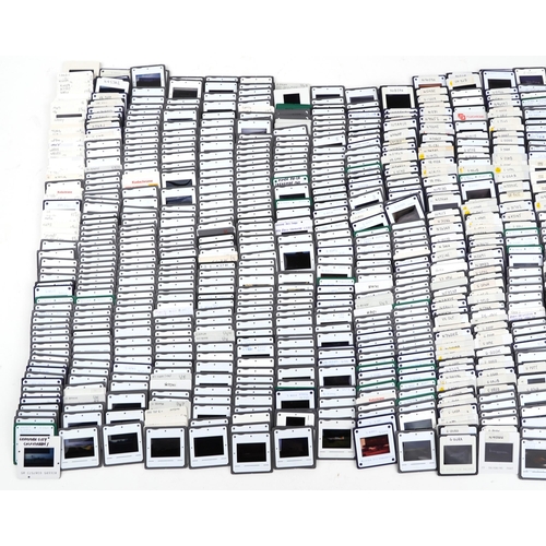 847 - Extensive collection of aviation interest Kodak 35mm slides, approximately seven hundred and fifty