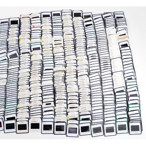 847 - Extensive collection of aviation interest Kodak 35mm slides, approximately seven hundred and fifty