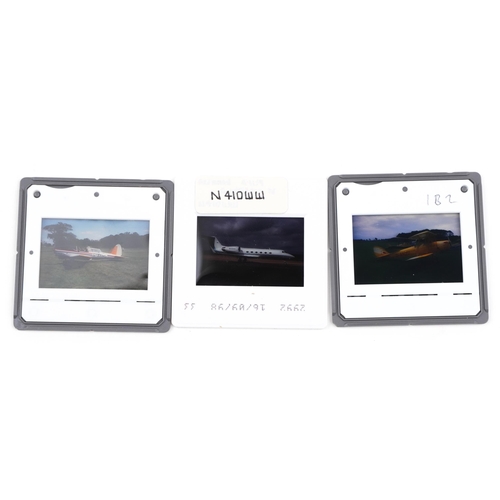 847 - Extensive collection of aviation interest Kodak 35mm slides, approximately seven hundred and fifty