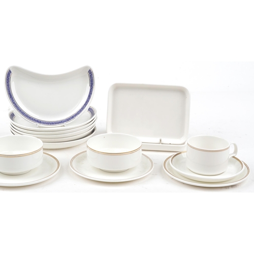 848 - Aviation interest British Caledonian and British Airways teaware including Royal Doulton dishes and ... 