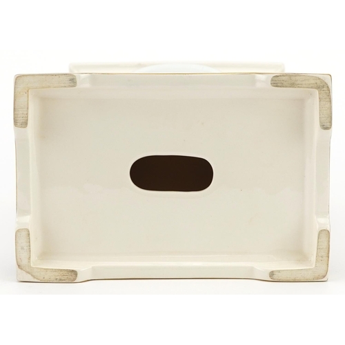 631 - Mason's ironstone mantle clock from The Masterpiece series, limited edition of 1000, 24.5cm high