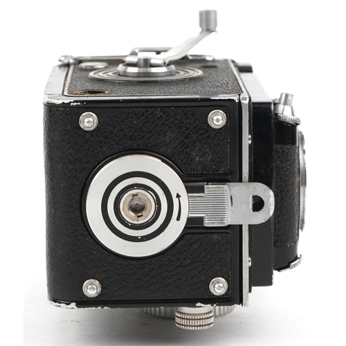 865 - Vintage Rolleiflex Rollei-Werke camera with leather case