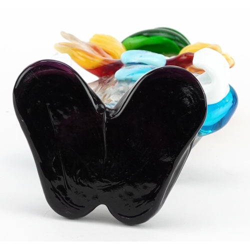 636 - Large Murano glass clown, 35cm high