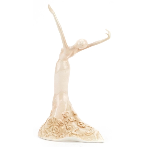 649 - Coalport Music & Dance Cadenza figurine, 30cm high