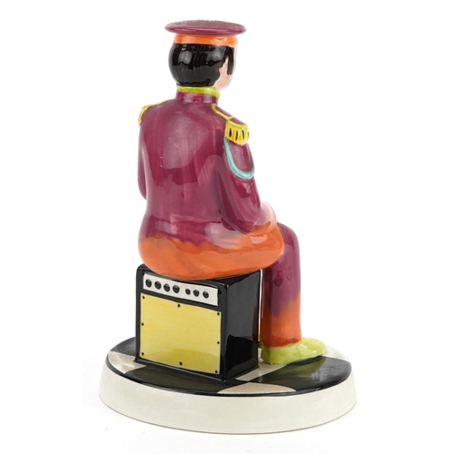 639 - Lorna Bailey hand painted Beatles figure, Legend of the 20th Century figurine 3 with certificate, li... 
