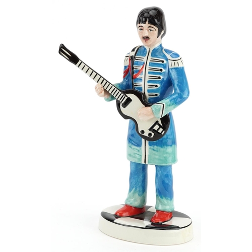 640 - Lorna Bailey hand painted pottery Beatles figure, Legend from Liverpool with certificate, limited ed... 