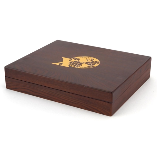 669 - The World's Greatest Explorers 24ct gold coin collection comprising ten coins with booklet and fitte... 