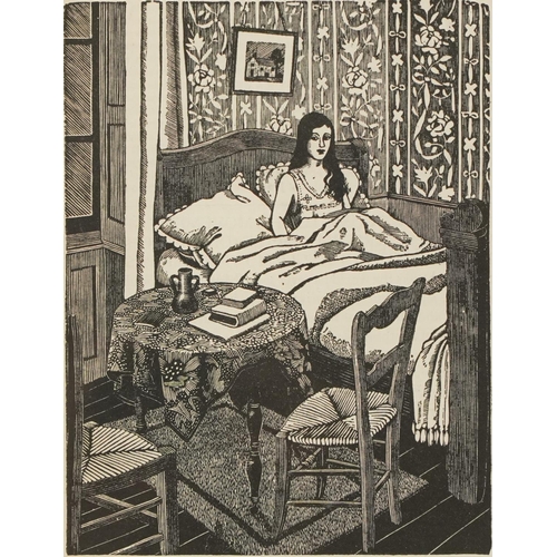 61 - Tirzah Garwood, Wife of Eric Ravilious - The Wife, wood engraving, inscribed Published in The London... 