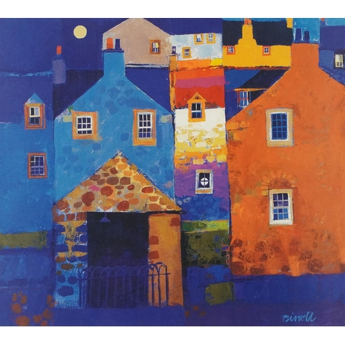 486 - George Birrell - Stone shed, pencil signed offset lithograph in colour, limited edition 33/875 with ... 