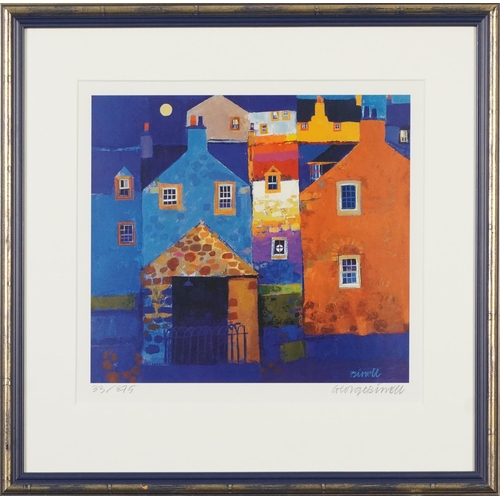 486 - George Birrell - Stone shed, pencil signed offset lithograph in colour, limited edition 33/875 with ... 