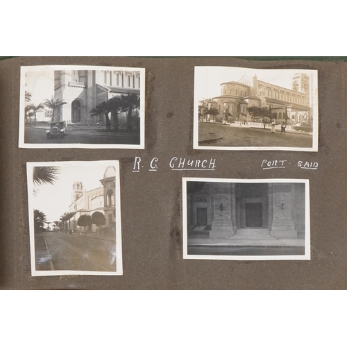 784 - British military World War II RAF photograph album relating to Harvey C Hume Craft Section RAF Port-... 