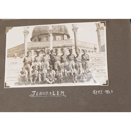 784 - British military World War II RAF photograph album relating to Harvey C Hume Craft Section RAF Port-... 