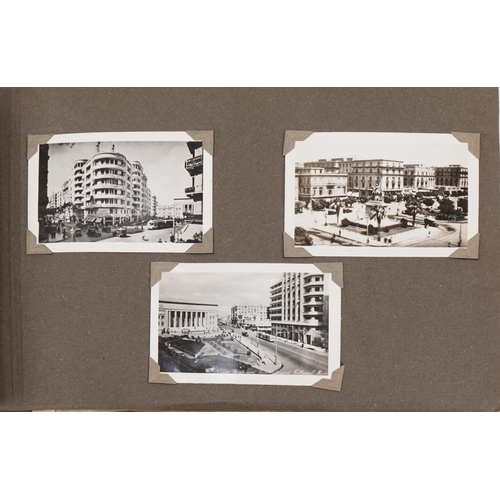 784 - British military World War II RAF photograph album relating to Harvey C Hume Craft Section RAF Port-... 