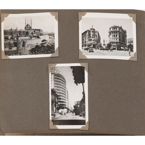 784 - British military World War II RAF photograph album relating to Harvey C Hume Craft Section RAF Port-... 