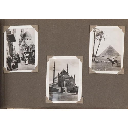 784 - British military World War II RAF photograph album relating to Harvey C Hume Craft Section RAF Port-... 