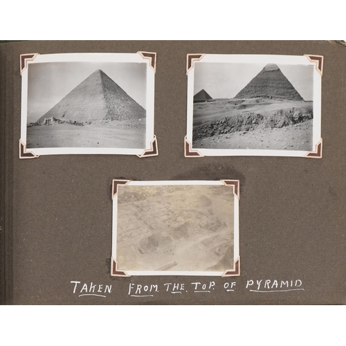 784 - British military World War II RAF photograph album relating to Harvey C Hume Craft Section RAF Port-... 