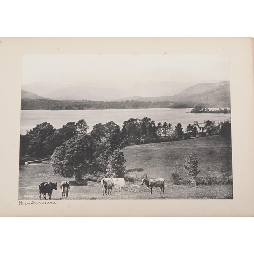 778 - 19th century album of photographs relating to The Lake District and Scotland including Ambleside, Ry... 
