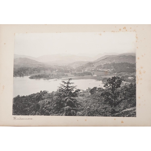 778 - 19th century album of photographs relating to The Lake District and Scotland including Ambleside, Ry... 
