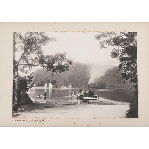 778 - 19th century album of photographs relating to The Lake District and Scotland including Ambleside, Ry... 
