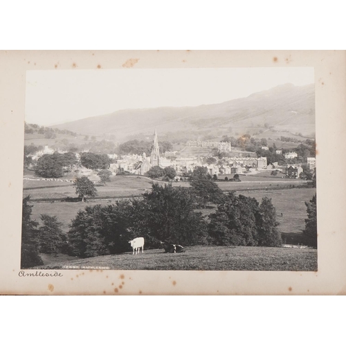 778 - 19th century album of photographs relating to The Lake District and Scotland including Ambleside, Ry... 