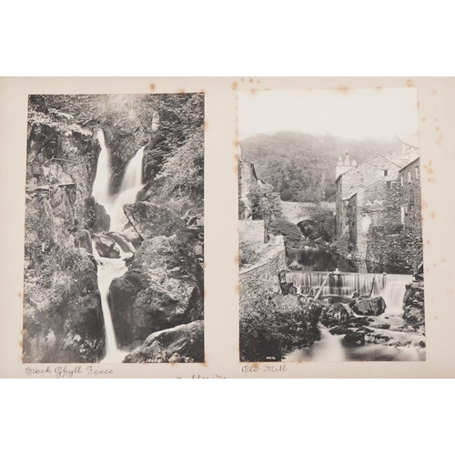778 - 19th century album of photographs relating to The Lake District and Scotland including Ambleside, Ry... 