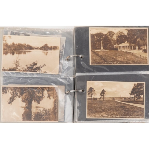 815 - Topographical and social history postcards arranged in an album, some local interest including Kenti... 