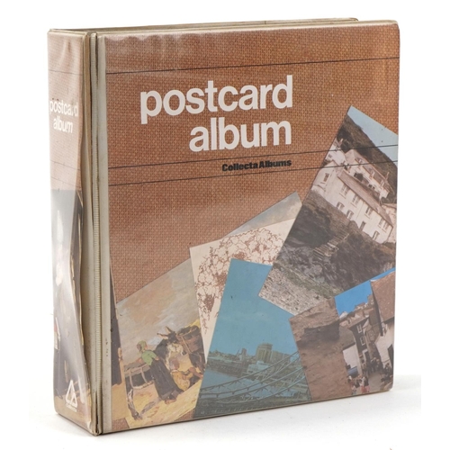 815 - Topographical and social history postcards arranged in an album, some local interest including Kenti... 