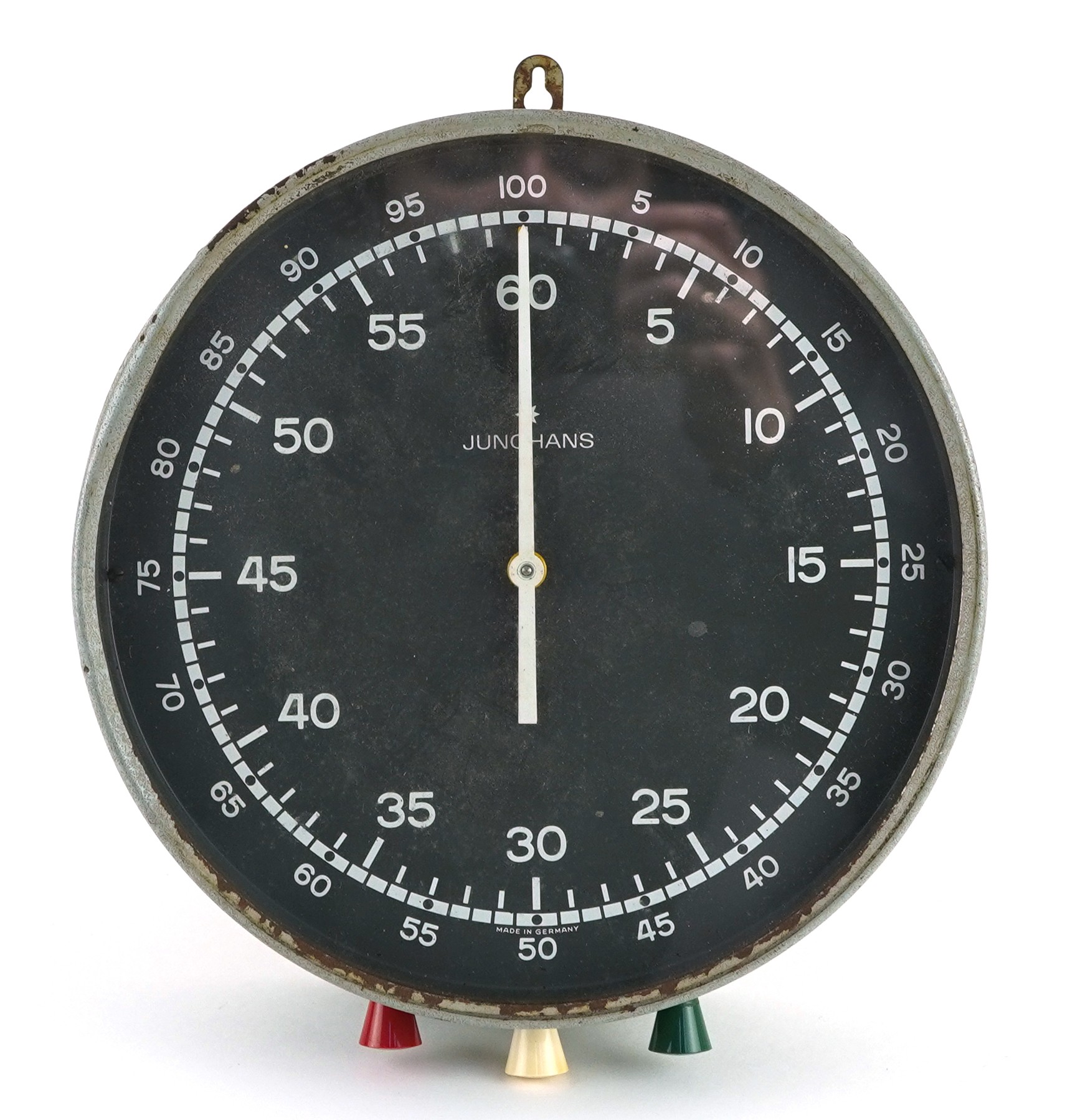 Junghans vintage German darkroom timer 21cm in diameter