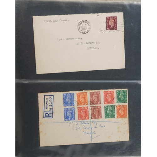 787 - Collection of Victorian and later postal history and covers including Penny Red and Two penny Blue e... 