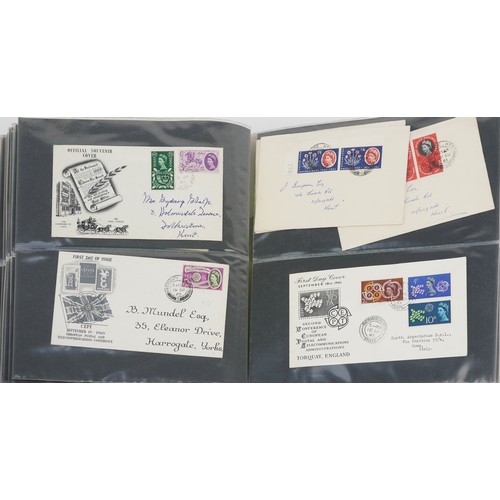 787 - Collection of Victorian and later postal history and covers including Penny Red and Two penny Blue e... 
