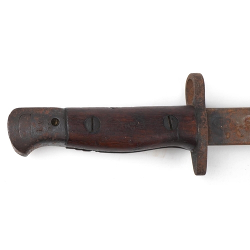 1266 - British military Wilkinson World War I 1907 pattern bayonet, 56cm in length