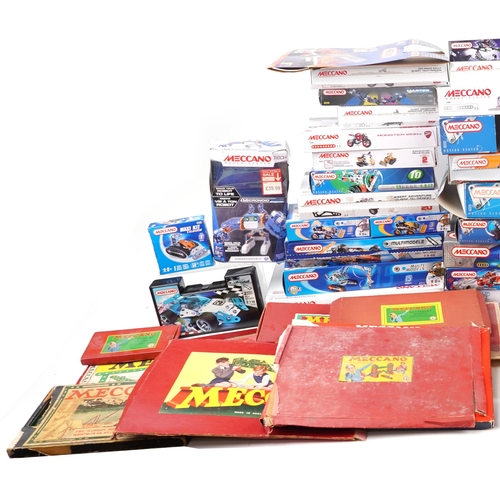 1328 - Large collection of vintage and later Meccano boxes