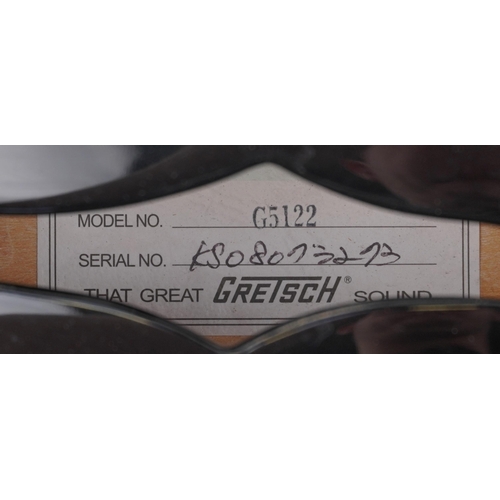 Gretsch 125 electromatic guitar model number G5122, serial number