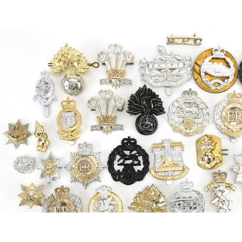 1258 - Military interest cap badges including Gloucestershire, Fearnaught and Royal Hampshire