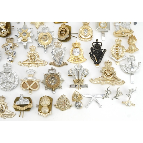 1258 - Military interest cap badges including Gloucestershire, Fearnaught and Royal Hampshire