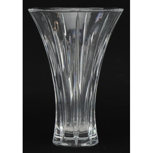 415 - Waterford Marquis glass vase, 23cm high