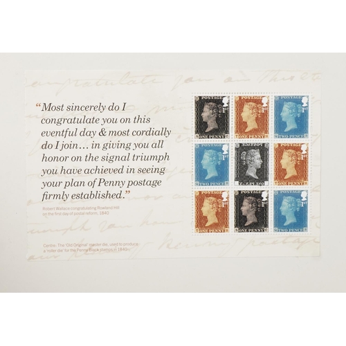 813 - British and world stamps arranged in two albums including Mauritius, some reproduction