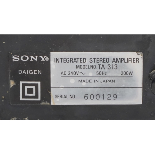 859 - Sony TA-313 integrated stereo amplifier