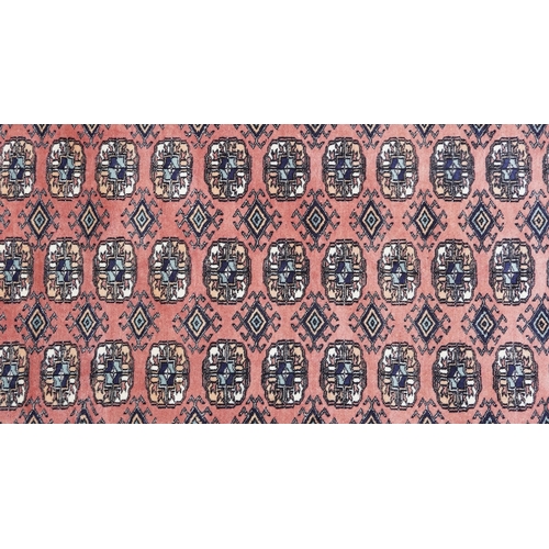 1020 - Rectangular Persian rug having an allover repeat design, 190cm x 125cm