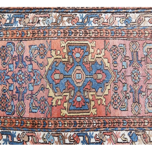 1005 - Rectangular Turkish carpet runner having a geometric design, 490cm x 90cm