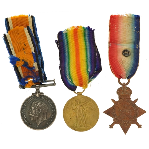 1230 - British military World War I trio with Mons star awarded to 8469PTE.A.B.CHAPLAIN.ESSEXR.