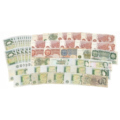 700 - Antique and later banknotes including Bank of Ireland one pound and States of Jersey one pound