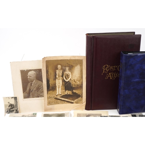 775 - Collection of early 20th century and later ephemera including postcards of ships, soldiers in unifor... 