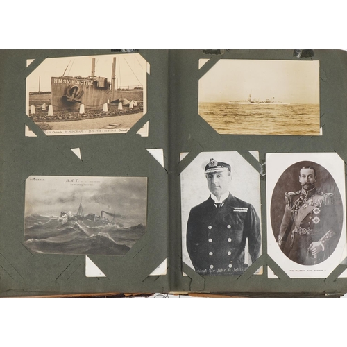 775 - Collection of early 20th century and later ephemera including postcards of ships, soldiers in unifor... 