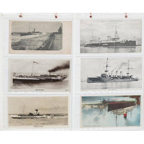 775 - Collection of early 20th century and later ephemera including postcards of ships, soldiers in unifor... 