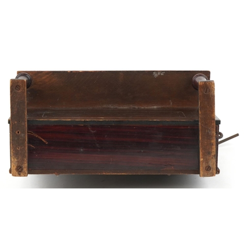 605 - Novelty Monopol polyphone in the form of a piano, 21cm high