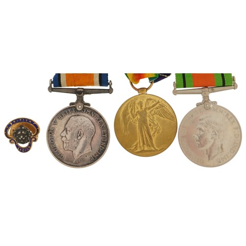 1232 - British military World War I and World War three medal group including World War I pair awarded to G... 