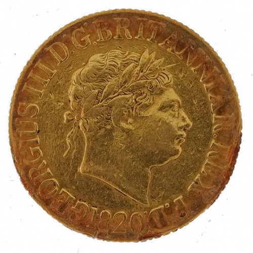 681 - George III 1820 gold sovereign